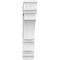 Ekena Millwork Standard Balboa Architectural Grade PVC Bracket With Traditional Ends, 5"W x 24"D x 24"H BKTP05X24X24BOA01 - alternate 4